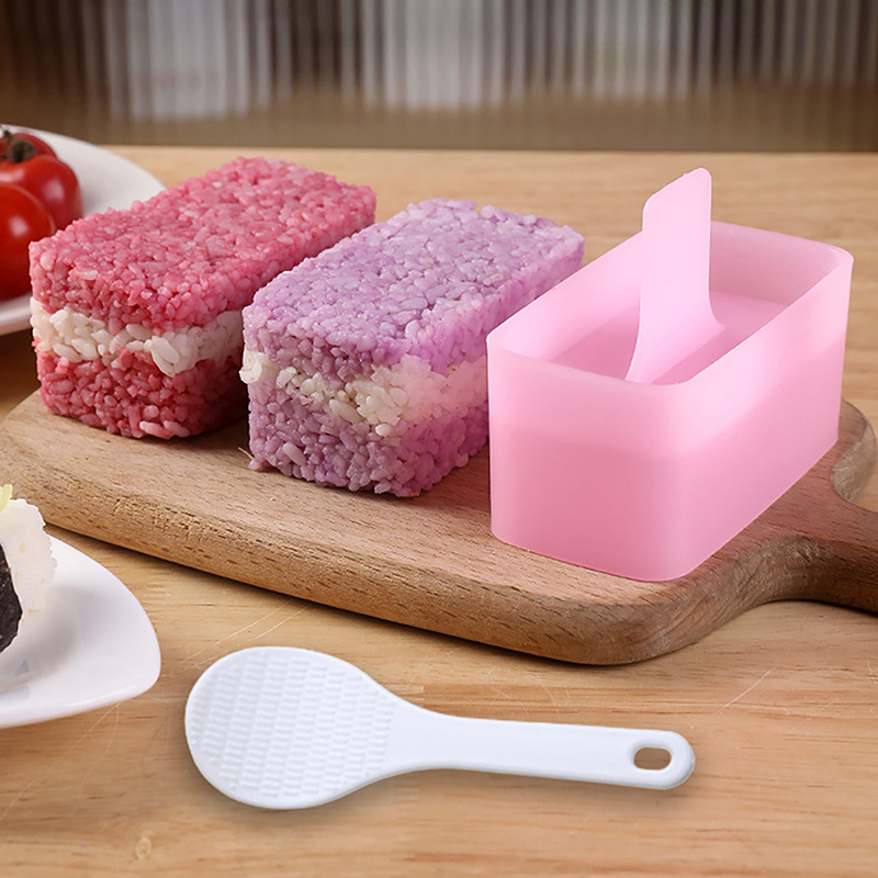 Sushi Making Kit - Yeni【Dikdörtgen Sushi Kalıbı, Musubi Yapım Seti,