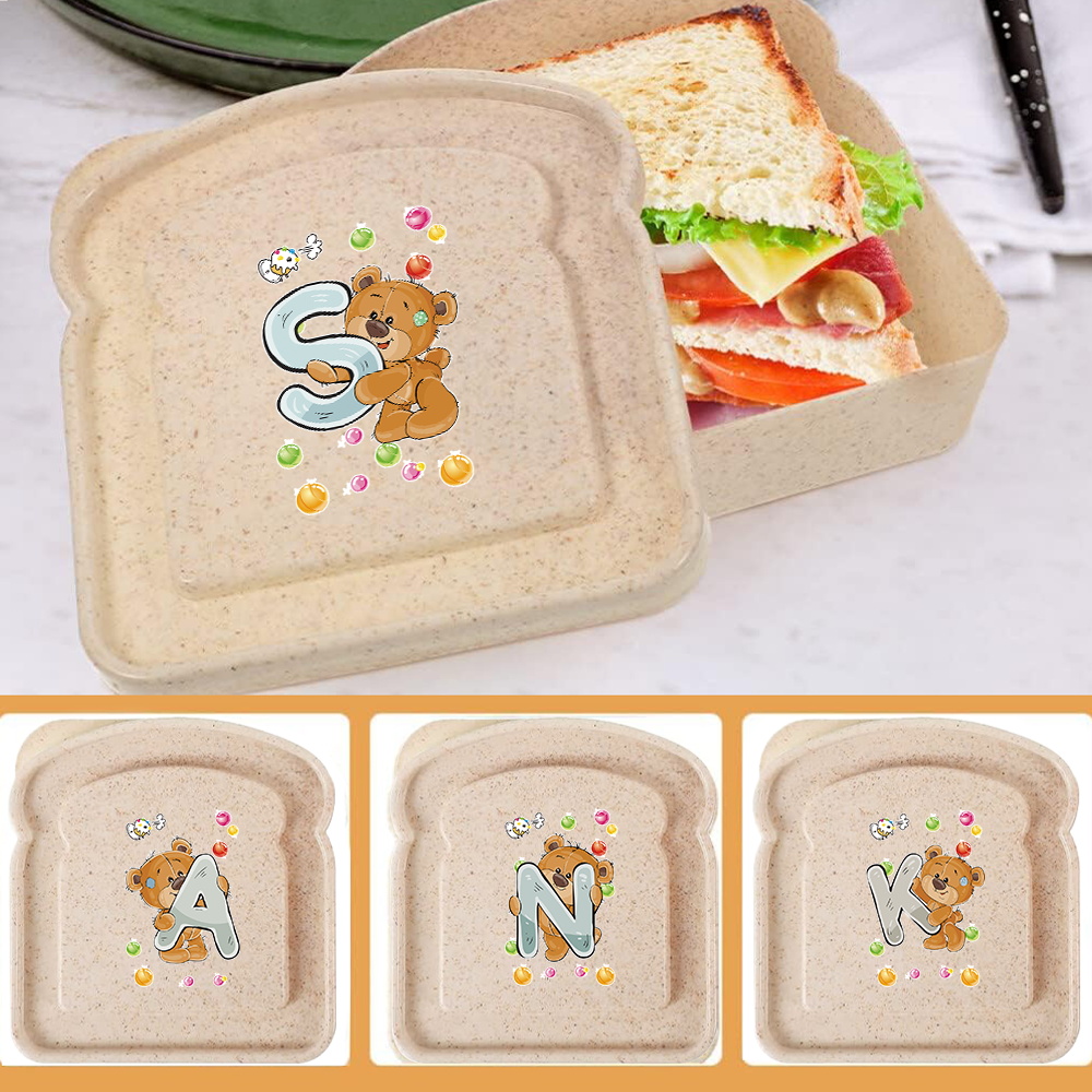 Bento Box - Tost Bento Saklama Kutusu Mühürlenebilir Yeniden