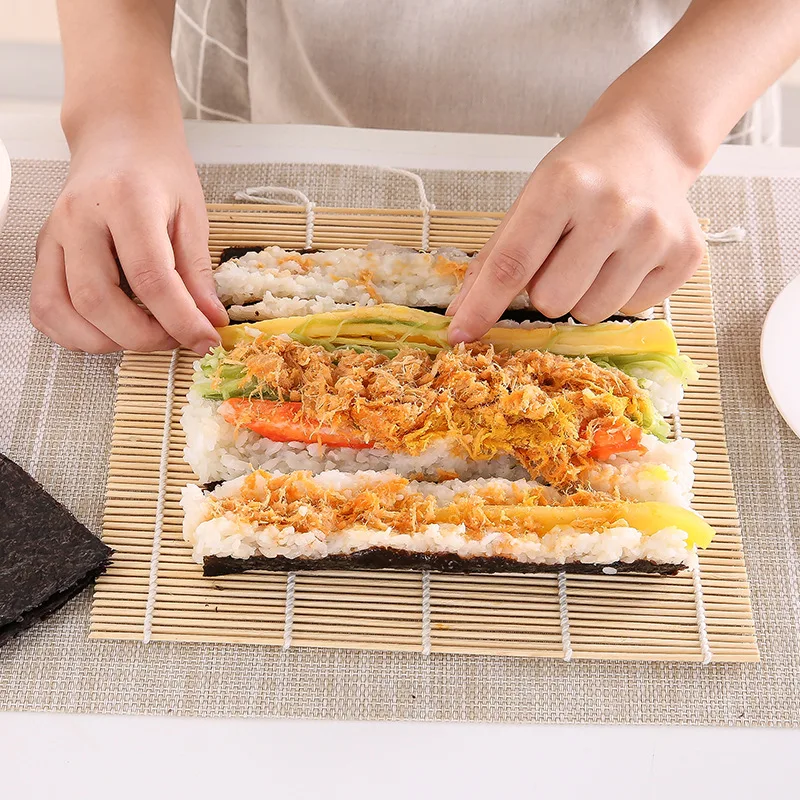Bambu Suşi Haddeleme Mat yapış - Sushi Making Kit incelemesi ve fiyatı