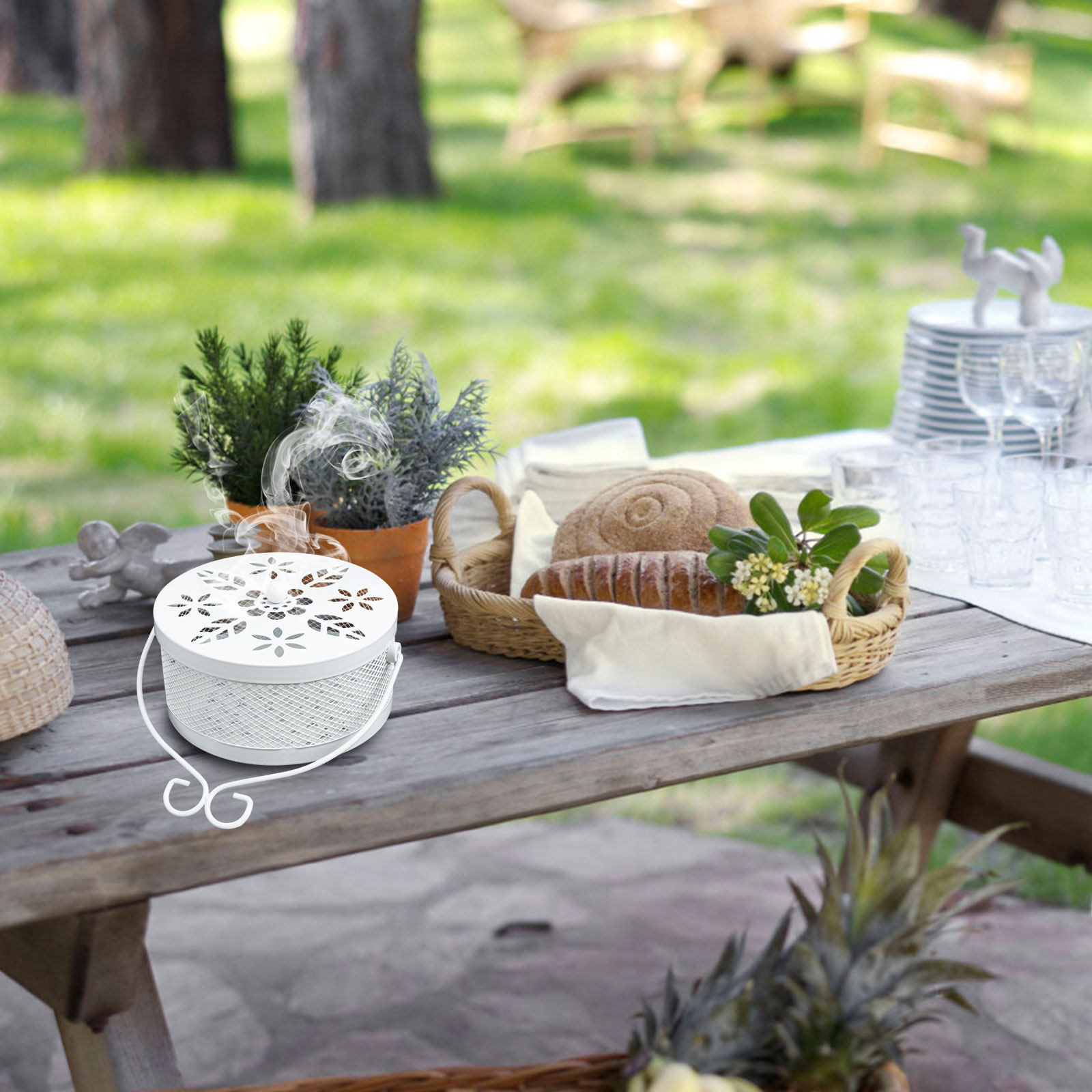Kutu Şeklinde, Beyaz, Pürüzsüz - Incense Holder incelemesi ve fiyatı