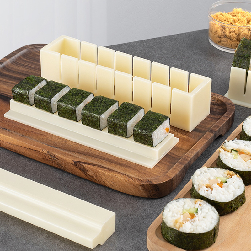 3 adet/takım Kare Kalp şeklind - Sushi Making Kit incelemesi ve fiyatı
