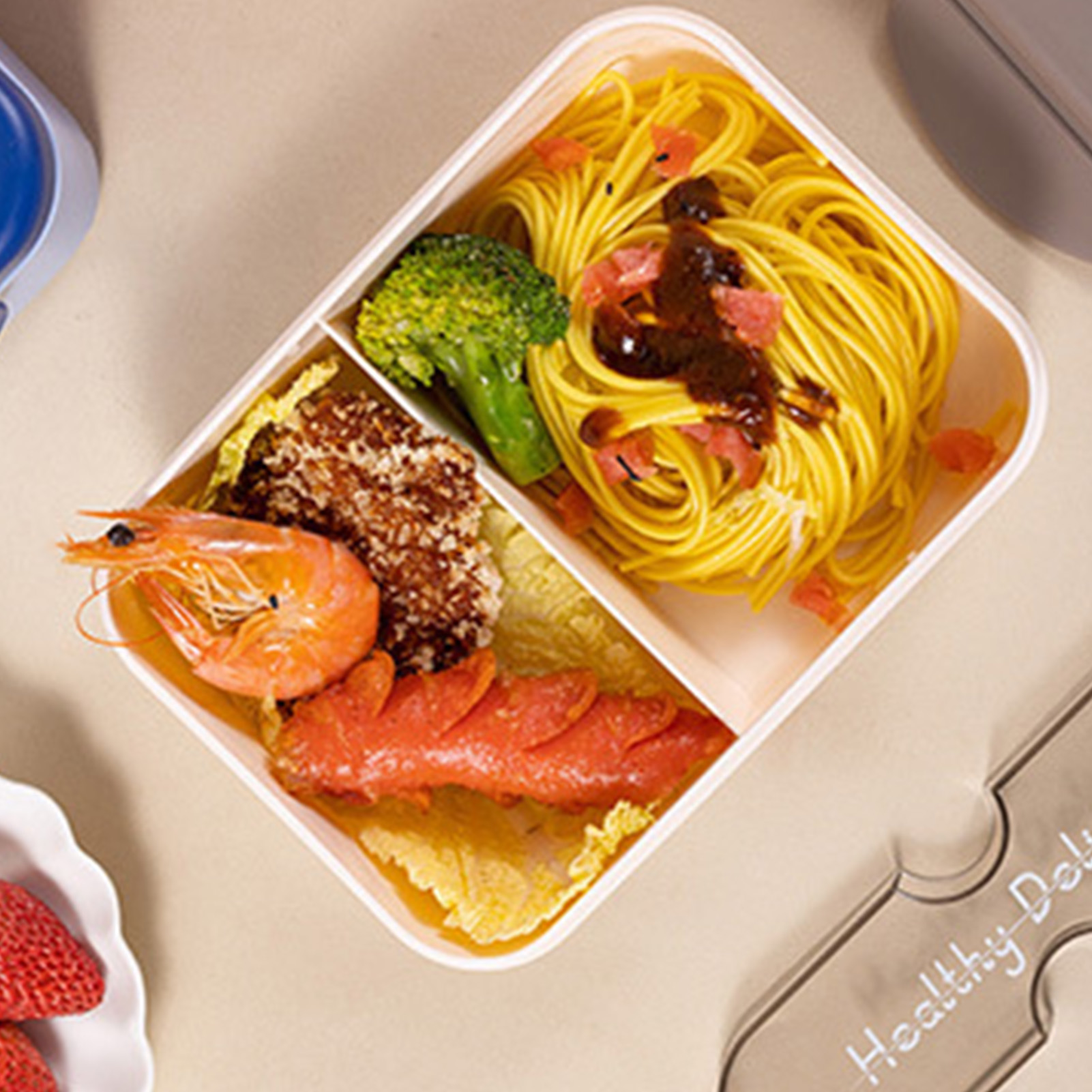 Öğrenci yemek kabı çatal ile p - Bento Box incelemesi ve fiyatı