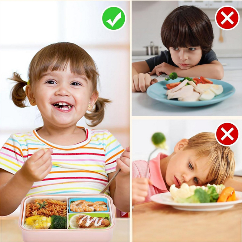 8 adet silikon öğle yemeği kut - Bento Box incelemesi ve fiyatı